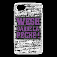 Coque Blackberry Q5 Wesh garde la pèche Violet