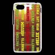 Coque Blackberry Q5 Wesh Vert Jaune Sun