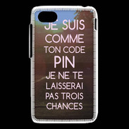 Coque Blackberry Q5 Code pin rose ZG