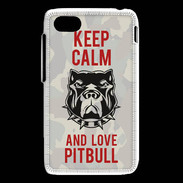 Coque Blackberry Q5 Keep calm pitbull 2 ZG