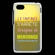 Coque Blackberry Q5 Confiance et mensonge ZG
