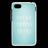 Coque Blackberry Q5 Boulot Apéro Dodo Turquoise ZG