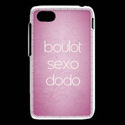 Coque Blackberry Q5 Boulot Sexo Dodo Rose ZG