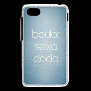 Coque Blackberry Q5 Boulot Sexo Dodo Bleu ZG