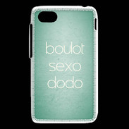 Coque Blackberry Q5 Boulot Sexo Dodo Vert ZG