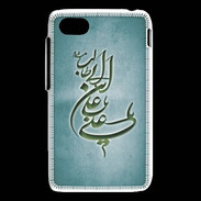 Coque Blackberry Q5 Islam D Turquoise