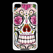 Coque Blackberry Z30 Tête de mort design et coloré