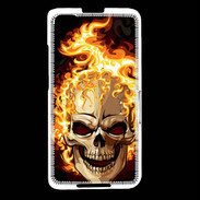Coque Blackberry Z30 Tête de mort en flamme 5