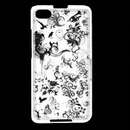 Coque Blackberry Z30 Design Fleur Tribal