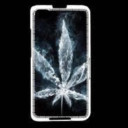 Coque Blackberry Z30 Feuille de cannabis en fumée