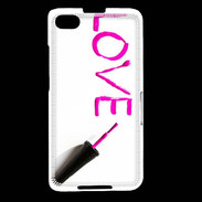 Coque Blackberry Z30 Love avec vernis à ongle