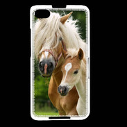 Coque Blackberry Z30 Cheval et poulain