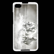 Coque Blackberry Z30 Chevaux blancs