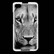 Coque Blackberry Z30 Lion en noir et blanc