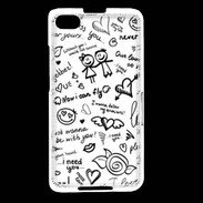 Coque Blackberry Z30 Mélange de mots
