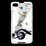 Coque Blackberry Z30 Farandole de notes de musique 1