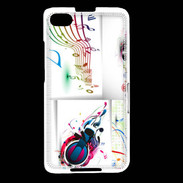 Coque Blackberry Z30 Abstract musique
