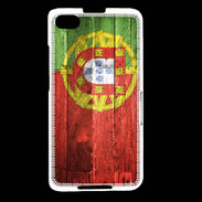 Coque Blackberry Z30 Drapeau Portugal imitation bois