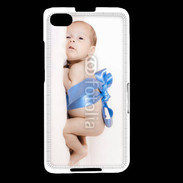 Coque Blackberry Z30 Bébé ruban bleu