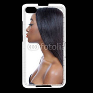 Coque Blackberry Z30 Femme metisse noire 2