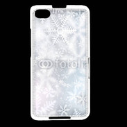 Coque Blackberry Z30 Etoiles de neige