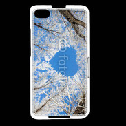 Coque Blackberry Z30 arbres enneigés coeur