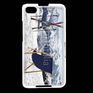 Coque Blackberry Z30 transat et skis neige