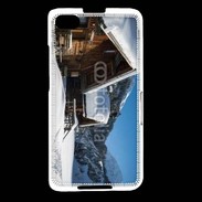 Coque Blackberry Z30 Chalet enneigé