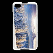 Coque Blackberry Z30 Montagne enneigée et ensoleillée