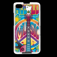 Coque Blackberry Z30 Peace love music 3