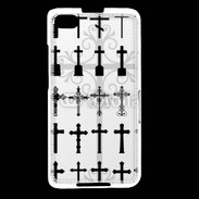 Coque Blackberry Z30 Fond croix