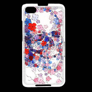Coque Blackberry Z30 Skull en fleurs
