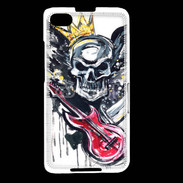 Coque Blackberry Z30 Tête de mort et guitare