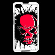 Coque Blackberry Z30 Tête de Mort en Rouge et Noir