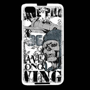 Coque Blackberry Z30 Pilote Tête de mort