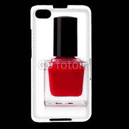 Coque Blackberry Z30 Vernis rouge esthéticienne