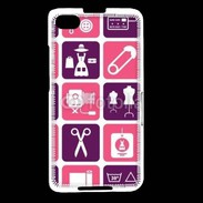 Coque Blackberry Z30 Fond symboles couturière