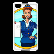 Coque Blackberry Z30 Hôtesse de l'air 5