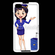 Coque Blackberry Z30 Hôtesse de l'air 7