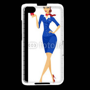 Coque Blackberry Z30 Hôtesse de l'air 9