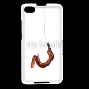 Coque Blackberry Z30 Hameçon avec appât pêcheur