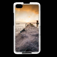 Coque Blackberry Z30 Filet de pêche sur ponton pêcheur