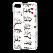 Coque Blackberry Z30 Bande dessinée de mariés