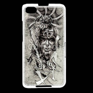 Coque Blackberry Z30 Visage de guerrier en dessin 52