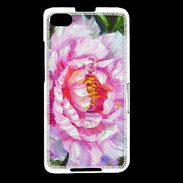 Coque Blackberry Z30 Fleur en peinture