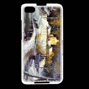 Coque Blackberry Z30 Peinture village rural