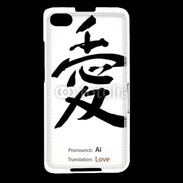 Coque Blackberry Z30 Love symbole chinois