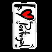 Coque Blackberry Z30 I love Portugal