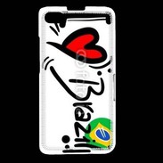 Coque Blackberry Z30 I love Brésil 2