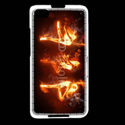 Coque Blackberry Z30 Danseuse feu